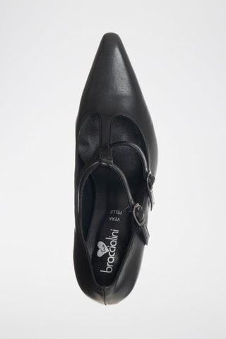 Vegan Leren Saloméschoenen - Zwart - Braccialini