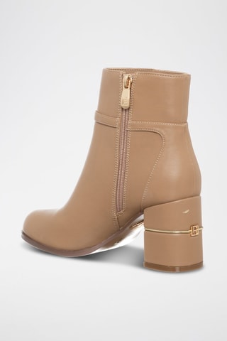 Botins - Camel-claro