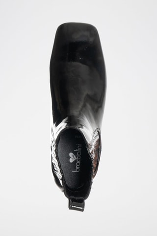 Gelakte Chelsea Boots - Zwart