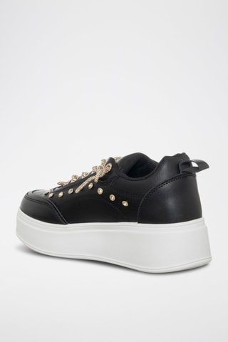 Platform Sneakers - Zwart - Laura Biagiotti