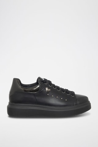 Platform Sneakers - Zwart