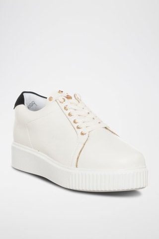 Platform Sneakers Wit  