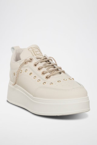 Platform Sneakers Beige - Laura Biagiotti