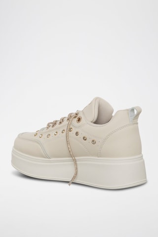 Platform Sneakers Beige - Laura Biagiotti