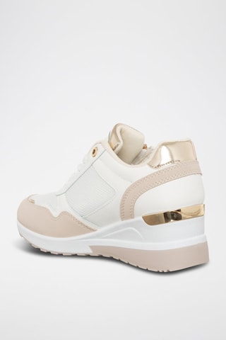 Wedge Sneakers - Beige - Laura Biagiotti