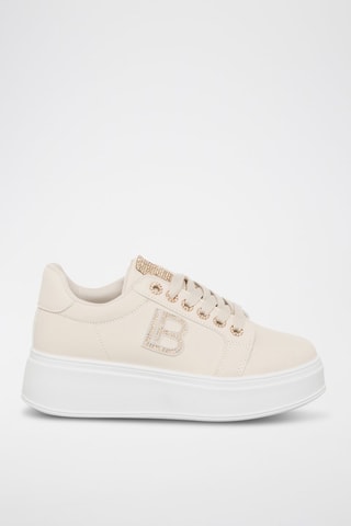 Platform Sneakers - Ivoorkleurig - Laura Biagiotti