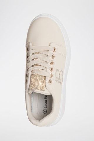 Platform Sneakers - Ivoorkleurig - Laura Biagiotti