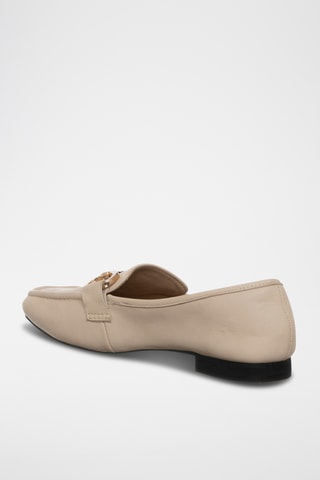 Mocassins en cuir - Beige - Loretta by Loretta