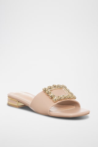 Mules de salto - Nude - Loretta By Loretta
