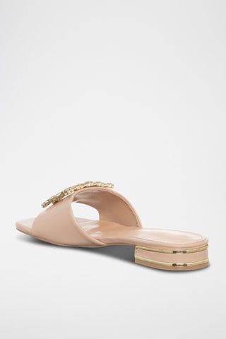 Mules de salto - Nude - Loretta By Loretta