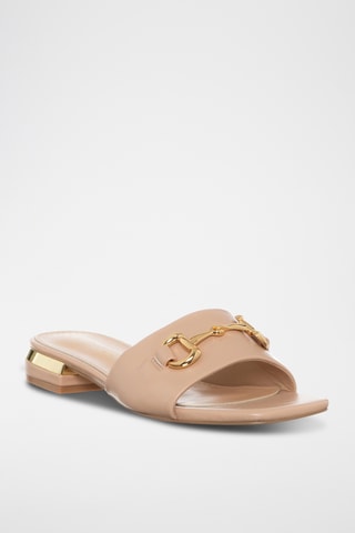 Mules de salto - Nude - Loretta By Loretta