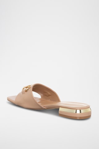 Mules de salto - Nude - Loretta By Loretta