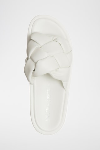 Mules com plataforma - Branco - Loretta By Loretta