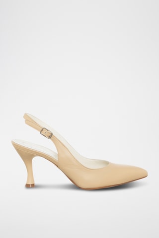 Leren Pumps - Beige - Loretta Pettinari
