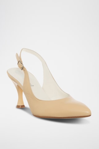 Leren Pumps - Beige - Loretta Pettinari