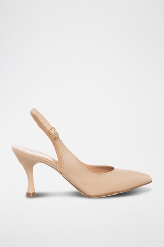 Leren Pumps - Nude - Loretta Pettinari