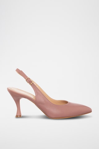 Leren Pumps - Oudroze - Loretta Pettinari