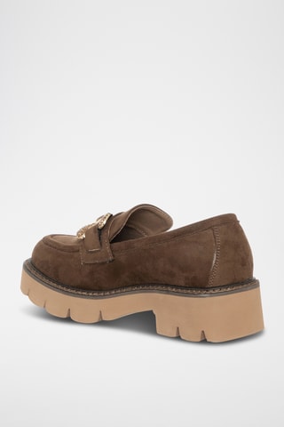 Mocassins à talons - Marron - Loretta By Loretta