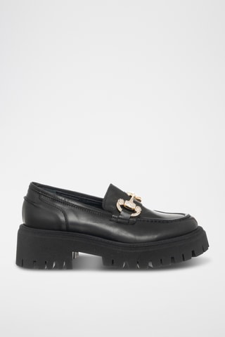 Mocassins en cuir - Noir - Loretta Pettinari
