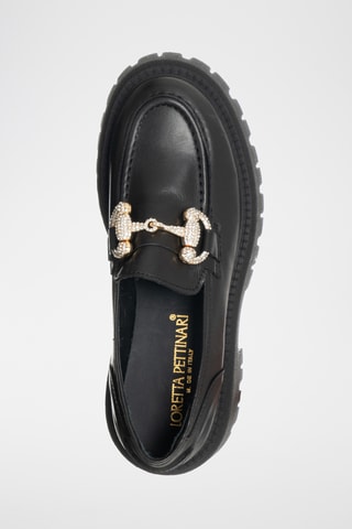 Mocassins en cuir - Noir - Loretta Pettinari