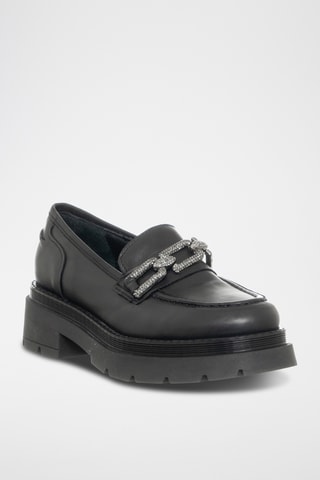 Mocassins en cuir - Noir - Loretta Pettinari