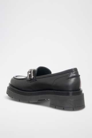 Mocassins en cuir - Noir - Loretta Pettinari