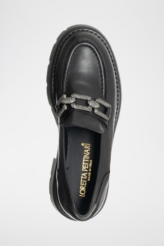 Mocassins en cuir - Noir - Loretta Pettinari