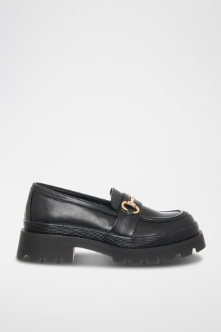 Mocassins à talons - Noir - Loretta By Loretta
