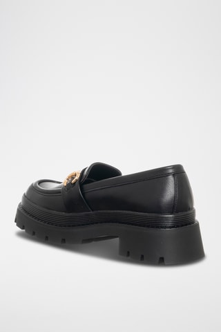 Mocassins à talons - Noir - Loretta By Loretta