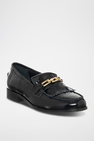 Mocassins en cuir verni - Noir - Loretta Pettinari