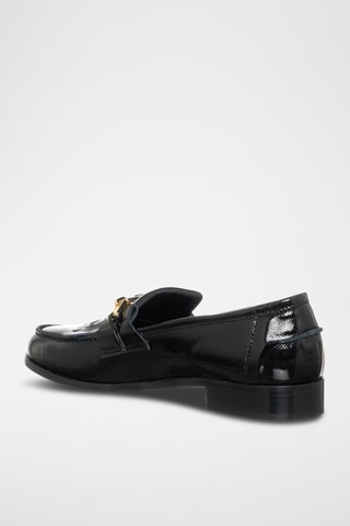 Mocassins en cuir verni - Noir - Loretta Pettinari