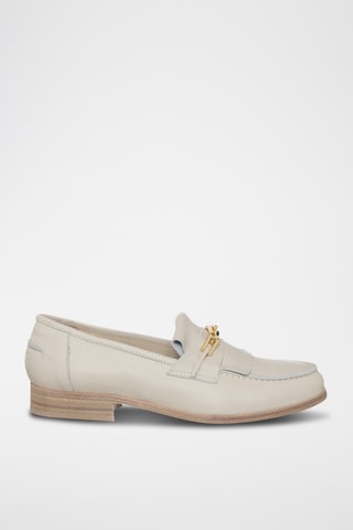Mocassins en cuir - Beige - Loretta Pettinari