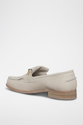 Mocassins en cuir - Beige - Loretta Pettinari