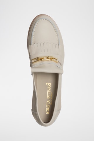 Mocassins en cuir - Beige - Loretta Pettinari