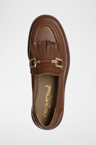 Mocassins en cuir - Marron - Loretta Pettinari