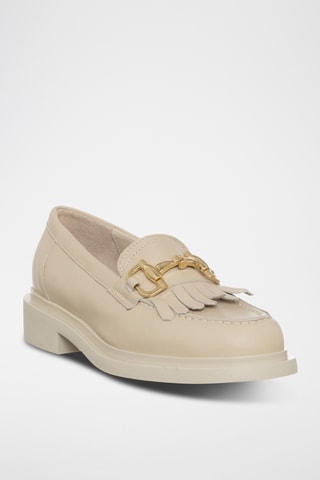Mocassins en cuir - Beige - Loretta Pettinari