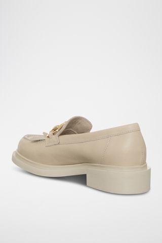 Mocassins en cuir - Beige - Loretta Pettinari