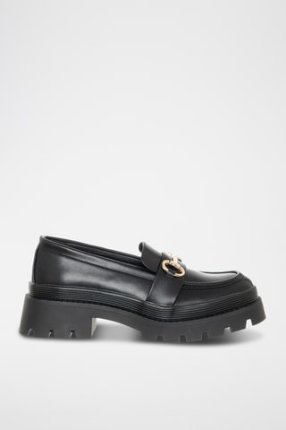Mocassins - Zwart - Loretta by Loretta