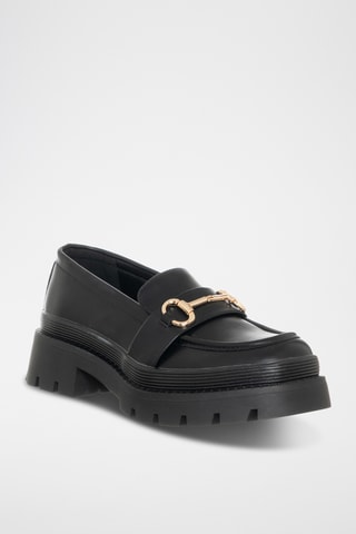 Mocassins - Zwart - Loretta by Loretta