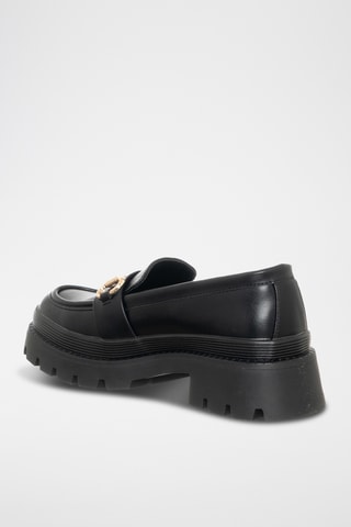 Mocassins - Zwart - Loretta by Loretta