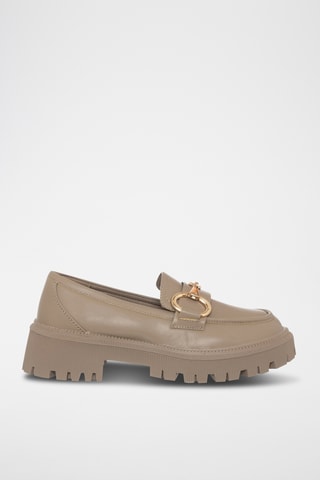 Mocassins - Taupe - Loretta By Loretta