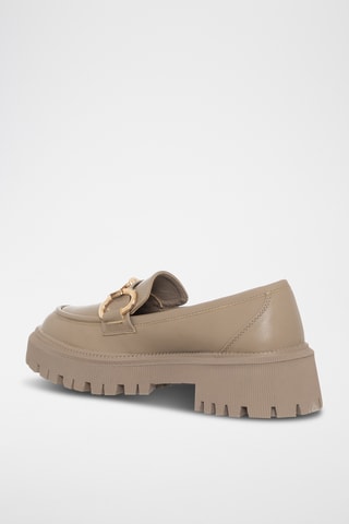 Mocassins - Taupe - Loretta By Loretta