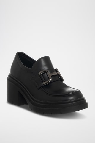 Mocassins à talons - Noir - Loretta By Loretta