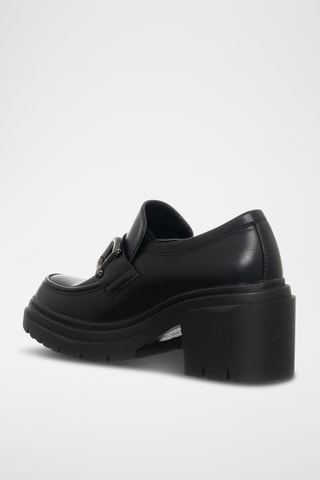 Mocassins à talons - Noir - Loretta By Loretta