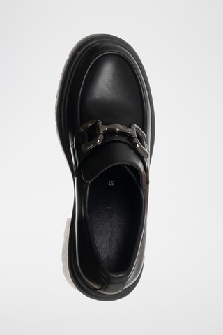 Mocassins à talons - Noir - Loretta By Loretta