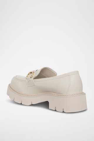 Mocassins plateformes - Ecru - Loretta by Loretta