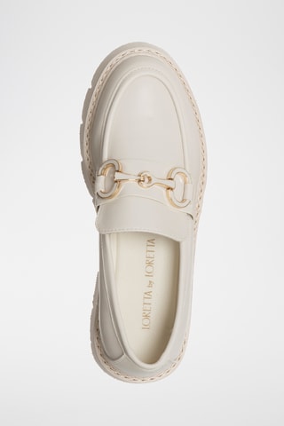 Mocassins plateformes - Ecru - Loretta by Loretta