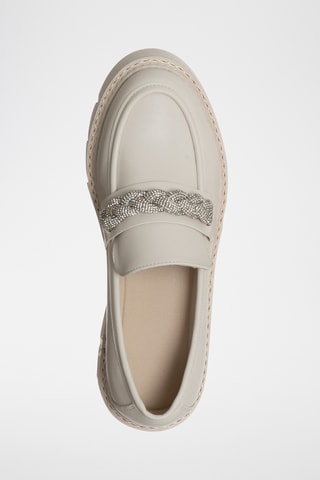 Mocassins plateformes - Ecru - Loretta by Loretta