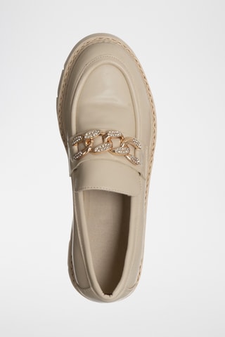 Mocassins plateformes - Beige - Loretta by Loretta