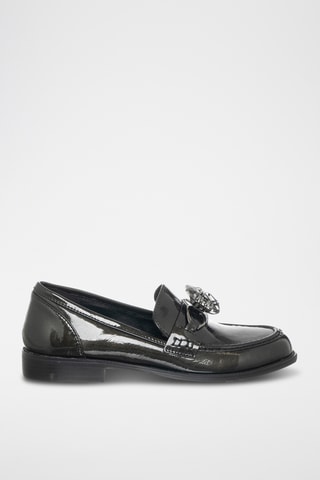 Mocassins vernis - Anthracite - Tua by Braccialini